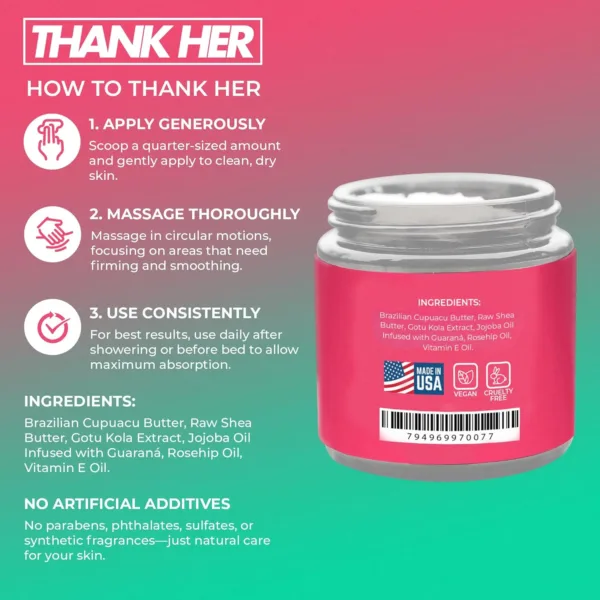 Brazilian Bum Body Butter Cream - Image 6